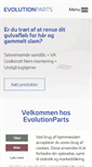Mobile Screenshot of evolutionparts.dk
